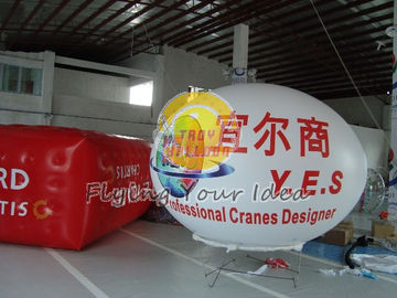 मनोरंजन कार्यक्रमों के लिए यूवी संरक्षित छपाई के साथ कस्टम बड़े टिकाऊ ओवल का गुब्बारा