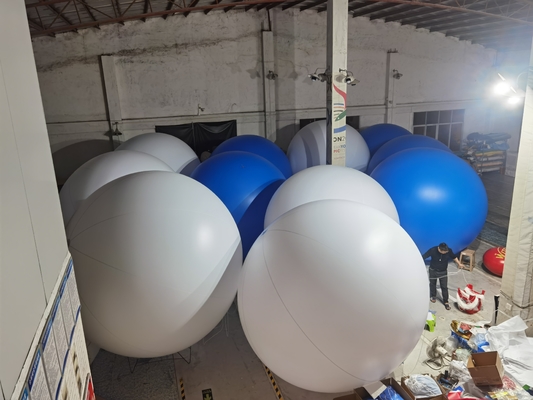 व्यापार शो के लिए अनुकूलित आकार पीवीसी इन्फ्लैटेबल विज्ञापन गुब्बारा 1 एम दीया: